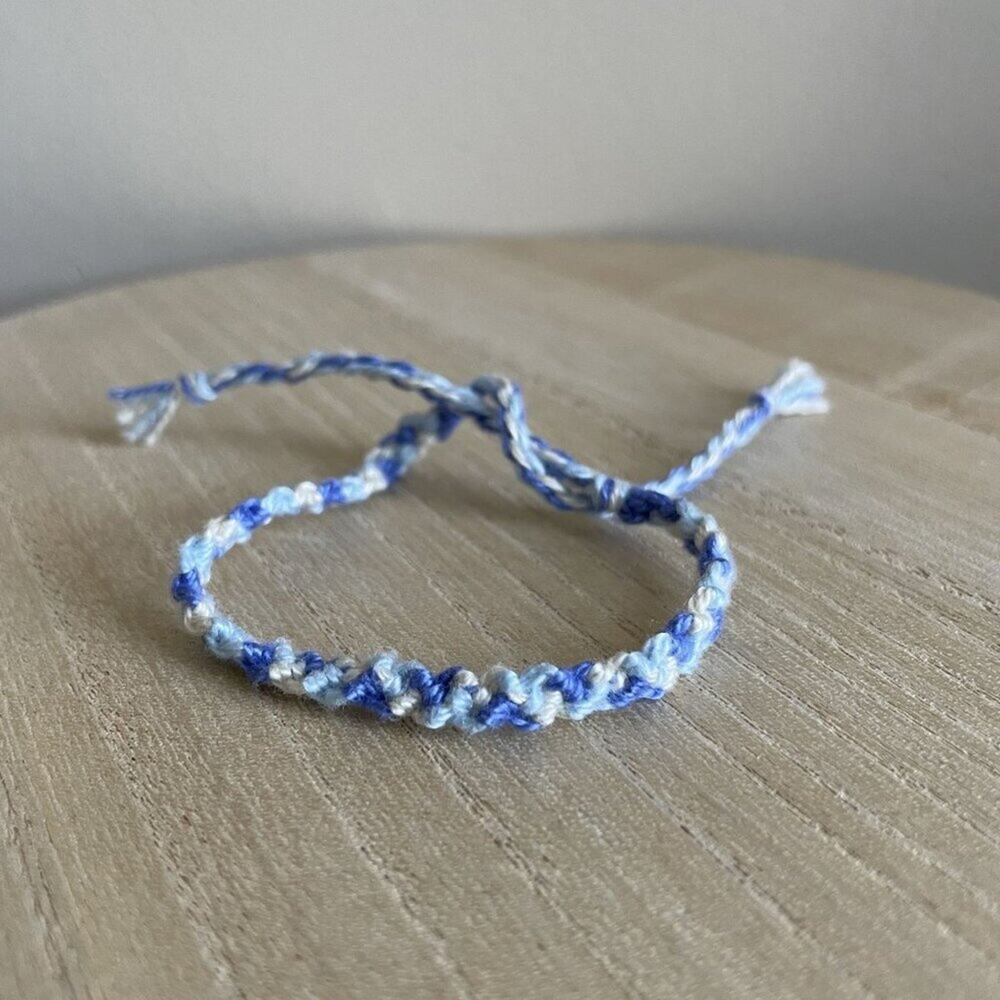 Dalia Bracelet, anklet, trendy, comfortable, tie, embroidery thread, woven, gift